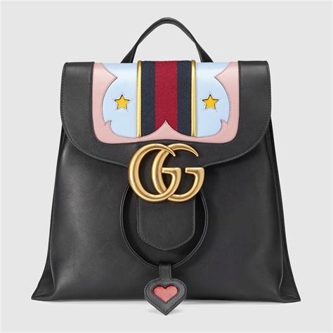 marsupio gucci marmont velluto|gg marmont leather backpack.